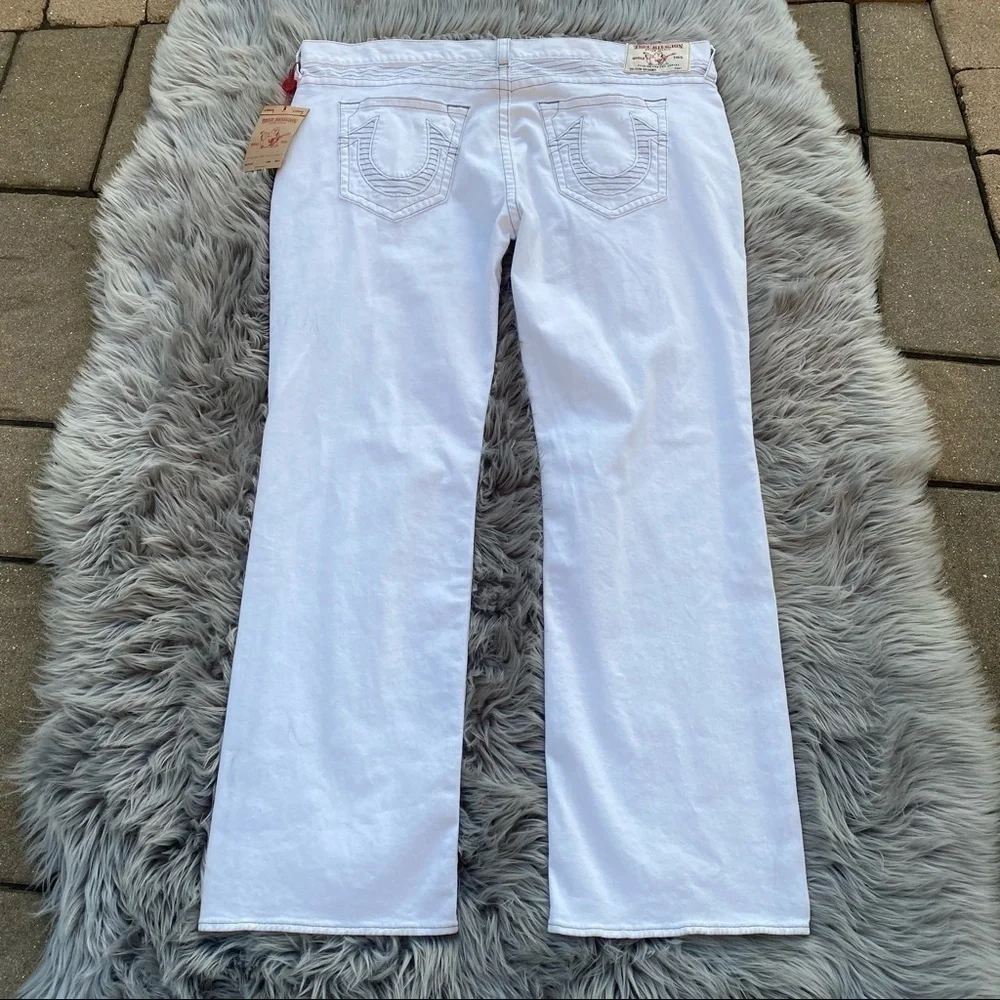 NWT True Religion Straight Jeans Men’s White 46